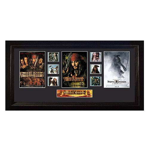 Pirates of the Caribbean Trilogy Trio Film Cell
