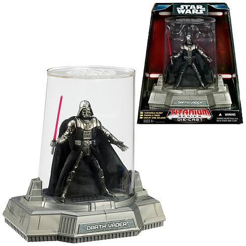 titanium series die cast darth vader