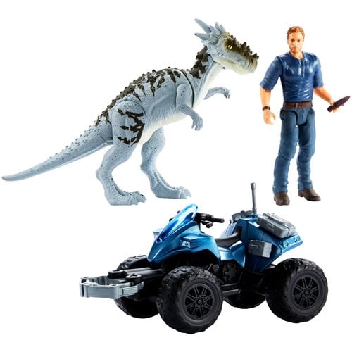 Jurassic World Deluxe Story Pack Owen and Off-Road Tracker