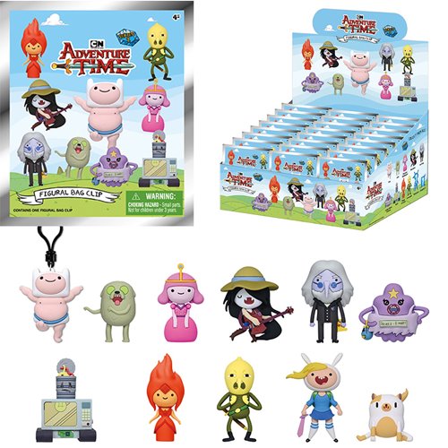 Adventure Time Series 2 3D Foam Bag Clip Display Case of 24