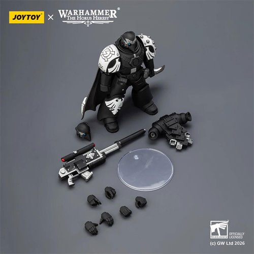 Joy Toy Warhammer The Horus Heresy Raven Guard Mor Deythan With Nemesis Bolt Rifle 1:18 Scale Action
