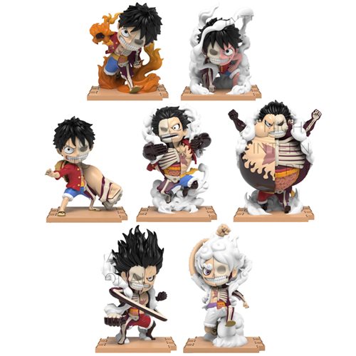 One Piece Freeny's Hidden Dissection Luffy's Gears Edition Blind Box of 6 Mini-figures