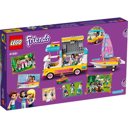 LEGO 41681 Friends Forest Camper Van and Sailboat