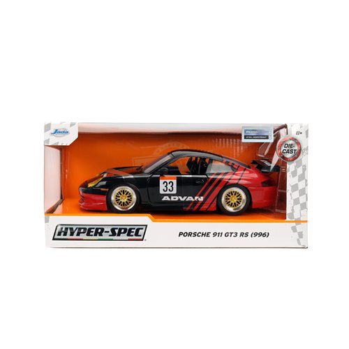 Hyper-Spec Porsche 911 GT3 RS 996 1:24 Scale Die-Cast Metal Vehicle