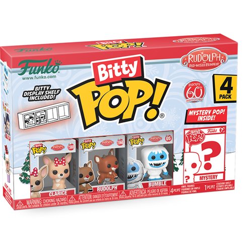 Rudolph the Red-Nosed Reindeer Clarice Funko Bitty Pop! Mini-Figure 4-Pack