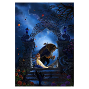 Beauty and the Beast Beastly Garden Canvas Giclee Print