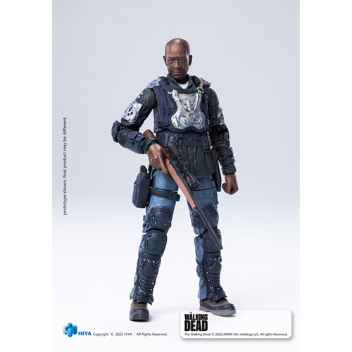 The Walking Dead Morgan Jones 4-Inch Exquisite Mini Series 1:18 Scale Action Figure