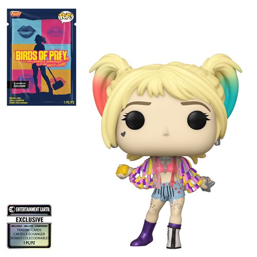 Birds of Prey Harley Quinn Caution Tape Pop! Vinyl Figure with Collectible Card - Entertainment Earth Exclusive