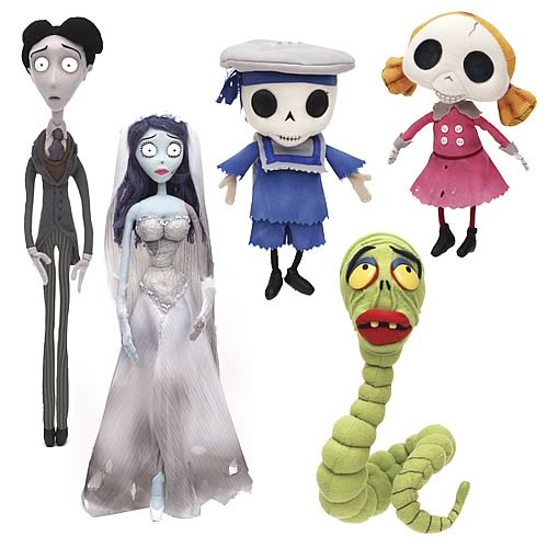 Corpse Bride Plush Doll Series 1 Set 