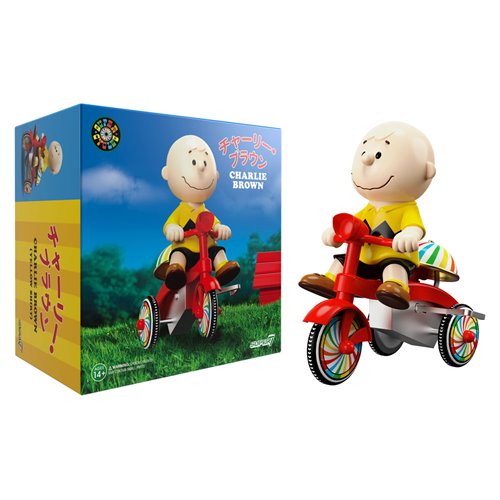 Peanuts Charlie Brown (Yellow Shirt Red Trike) Super Cycles Vinyl Figure