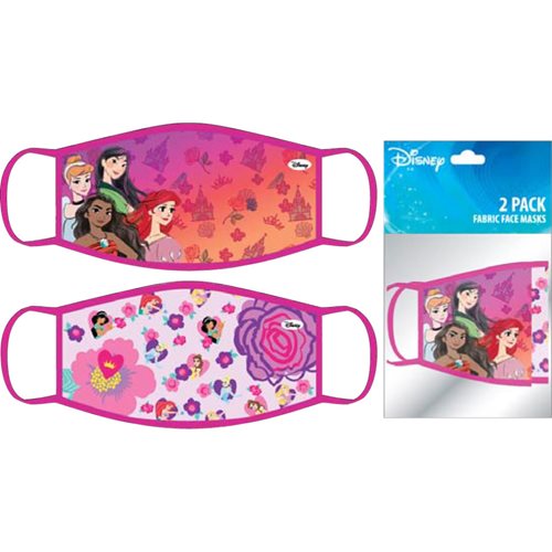 Disney Princesses Child's 2-Pack Face Masks