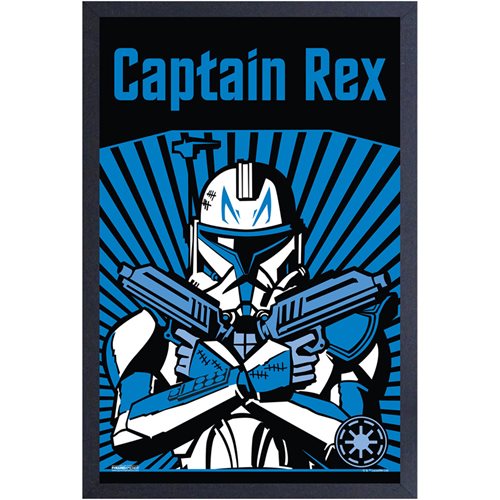 Star Wars: The Clone Wars Rex Propaganda Framed Art Print