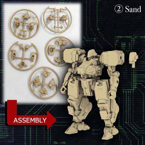 Kikou Sensen Wave 1 Paracrax 1:100 Scale Model Kit Set of 6