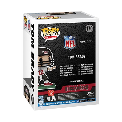 NFL Buccaneers Tom Brady (Away) Pop! Vinyl Figure