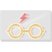 Harry Potter Chibi Glasses LED Neon Light Box