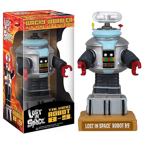 Lost in Space Talking B-9 Bobble Head Sold Out from Manufacturer Mint in Box 
