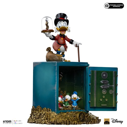 DuckTales Uncle Scrooge McDuck and Nephews 1:10 Art Scale Limited Edition Statue