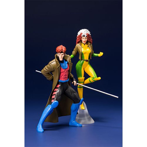 Marvel Universe X-Men 1992 Gambit and Rogue 2-Pack ARTFX+ Statues