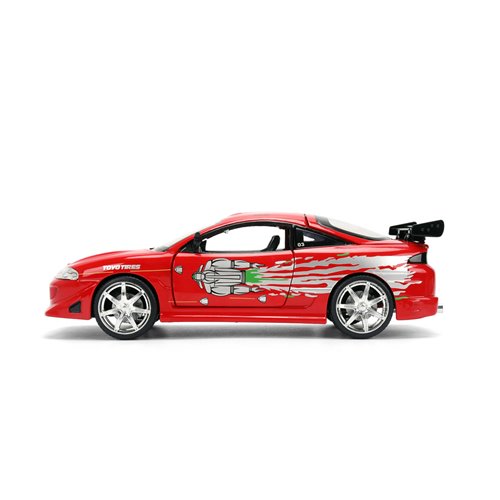 Fast and the Furious Brian's Mitsubishi Eclipse Toyo Tires 1:24 Scale Die-Cast Metal Vehicle