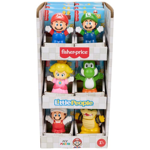 Super Mario Bros. Little People My Mario Mini-Figure Case of 18