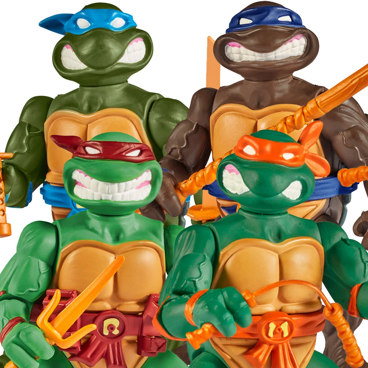 Teenage Mutant Ninja Turtles Original Classic Shell Basic Action Figure Case of 6