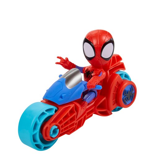 Spidey and His Amazing Friends Spider-Man Action Figure with Toy Motorcycle