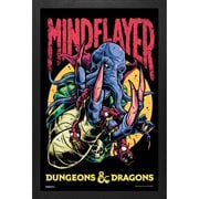 Dungeons & Dragons Mindflayer Illustration Framed Art Print