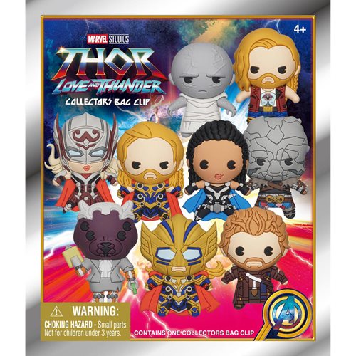 Thor: Love and Thunder 3D Foam Bag Clip Display Case of 24