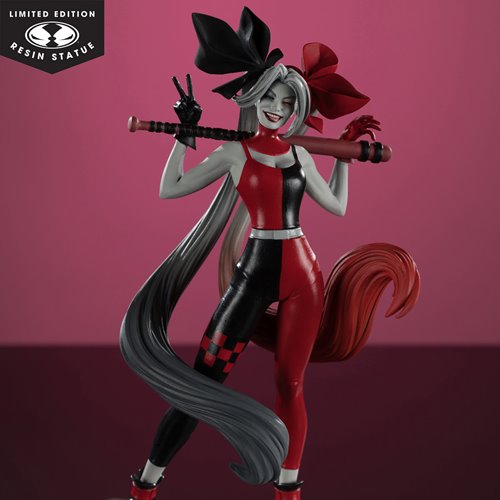 DC Direct Harley Quinn by Alex Garner Harley Quinn: Red, White and Black 1:10 Scale Resin Statue