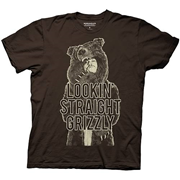 Workaholics Blake Lookin Straight Grizzly Brown T-Shirt