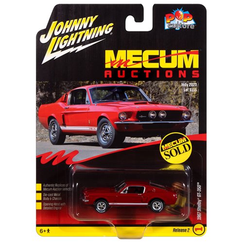 Johnny Lightning Pop Culture 2024 Release 2 1:64 Scale Die-Cast Metal Vehicle Case of 6