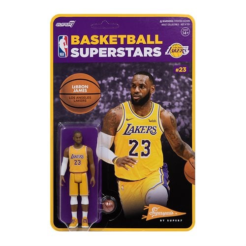 NBA LeBron James (Los Angeles Lakers) ReAction Figure