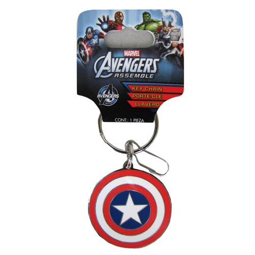 Avengers Assemble Marvel Captain America Shield Key Chain