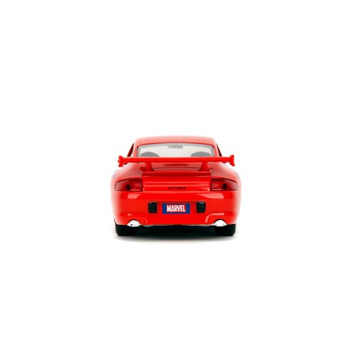 Spider-Man Porsche 911 GT3 RS 996 1:32 Scale Die-Cast Metal Vehicle
