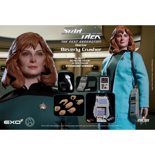 Star Trek: The Next Generation Dr. Beverly Crusher Standard Version 1:6 Scale Action Figure