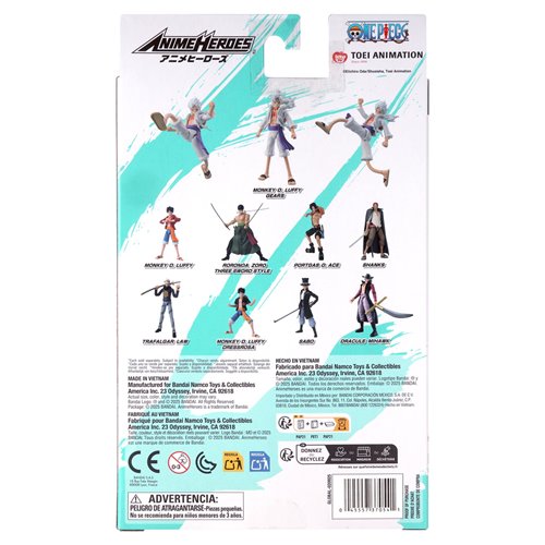One Piece Luffy Gear 5 Anime Heroes Action Figure