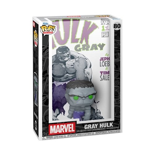 Marvel Gray Hulk Funko Pop! Comic Cover Figure with Case