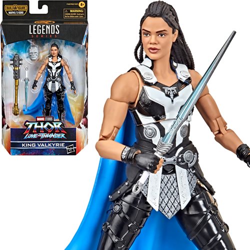 Thor: Love and Thunder Marvel Legends King Valkyrie 6-Inch Action Figure, Not Mint