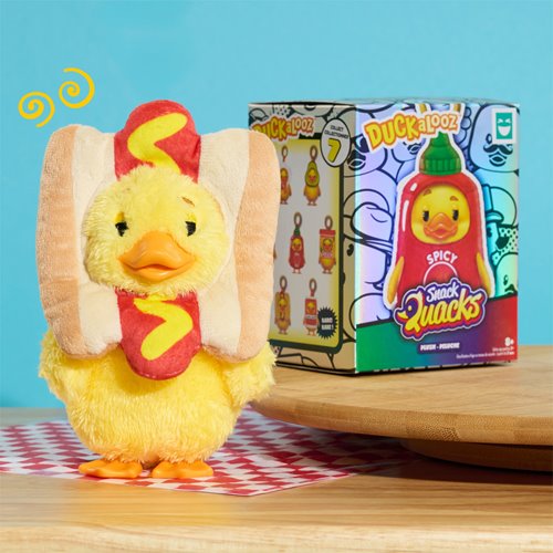 Duckalooz Snack Quacks Clip-On Blind-Box Plush Case of 8
