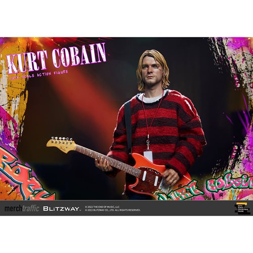 Unbranded 1/6 Scale Kurt Cobain Hopkins Head Sculpt - Fits 12" Action Figures - Resin