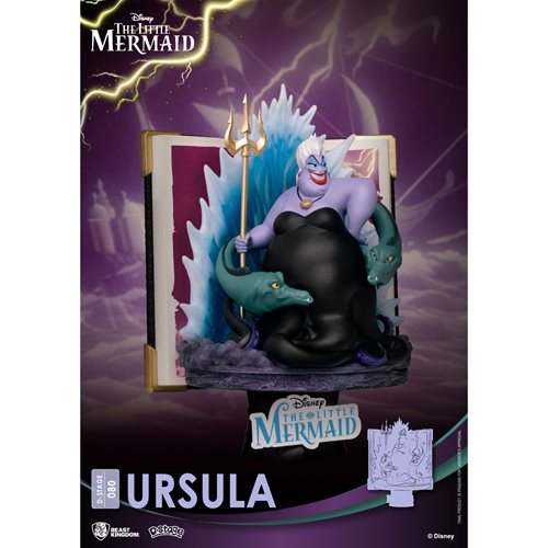 The Little Mermaid Disney Story Book Series Ursula D-Stage DS-080 6-Inch Statue