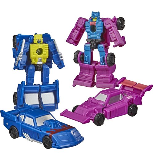 Transformers War for Cybertron Earthrise Micromasters Race Track Patrol Roller Force and Ground Hog