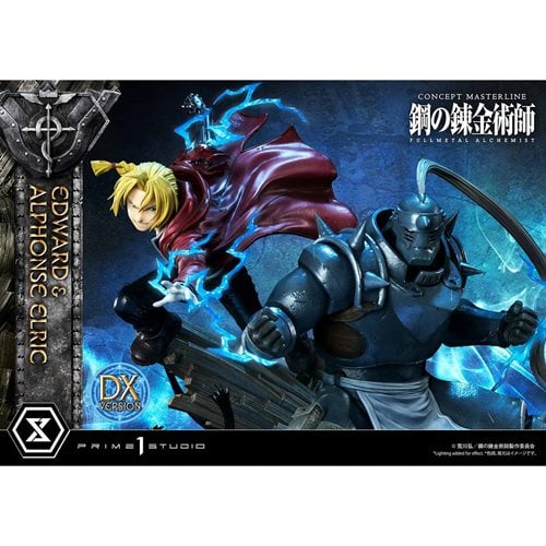 Fullmetal Alchemist Edward and Alphonse Elric Concept Masterline Deluxe 1:6 Scale Statue