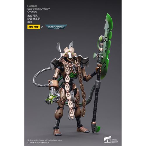 Joy Toy Warhammer 40,000 Necrons Szarekhan Dynasty Overlord 1:18 Scale Action Figure