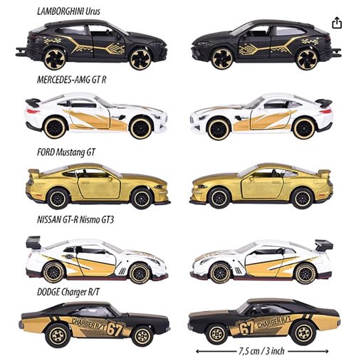 Majorette Limited Edition 9 1:64 Scale Die-Cast Metal Vehicle 5-Pack