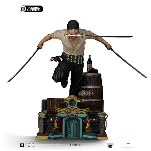 One Piece Netflix Roronoa Zoro 1:10 Art Scale Limited Edition Statue