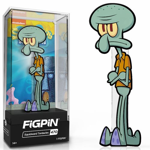SpongeBob SquarePants Squidward Tentacles FiGPiN Classic Enamel Pin