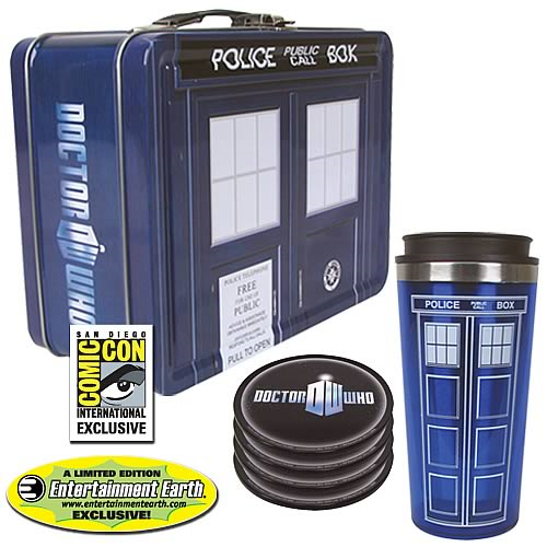 Doctor Who TARDIS Tin Tote Gift Set - SDCC Exclusive