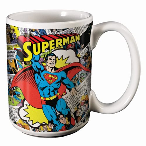 Superman Comics 12 oz. Mug