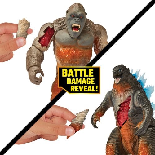 Monsterverse City Battle Godzilla and Kong 6-Inch Action Figure 2-Pack